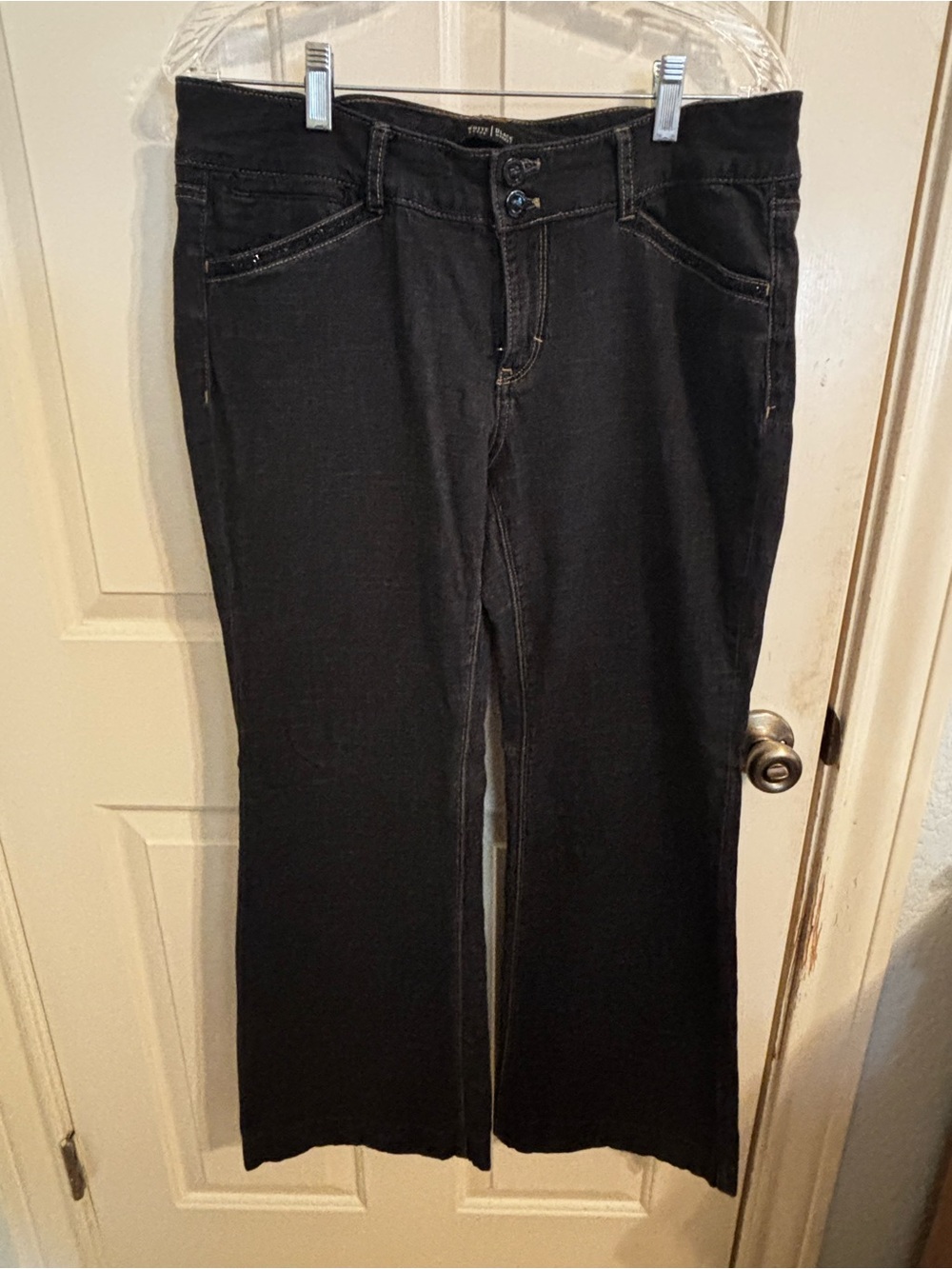 White House Black Market Dark Blue Trouser Jeans